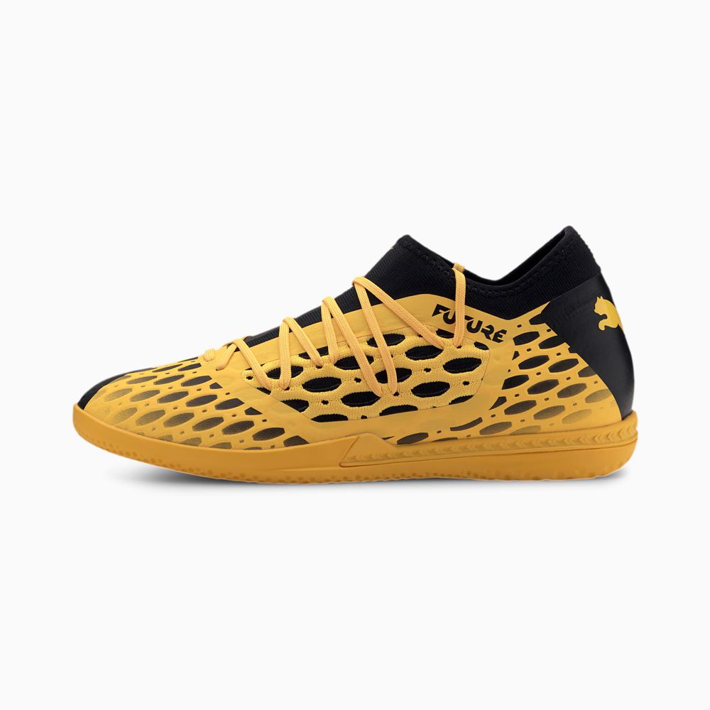 Puma FUTURE 5.3 NETFIT IT Férfi Focicipő - Sárga/Fekete ( Hungary - LAGQJ3650 )